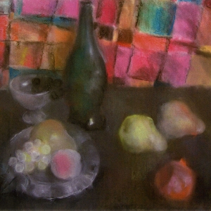 Л.Н.Никитина. Грузия. Старый Тбилиси. 1983. Пастель.