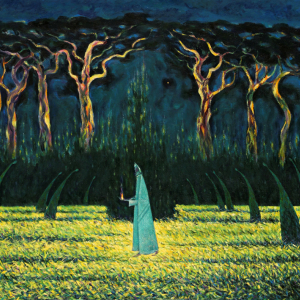 В.И. Прокопцов. На Радуницу. Светлой памяти отца. 2004. Холст, масло. 70х99,5. Национальный художественный музей Республики Беларусь