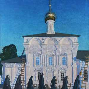 В.Г. Харлов. Обитель. 2020. Холст, масло. 170х150. Собственность автора